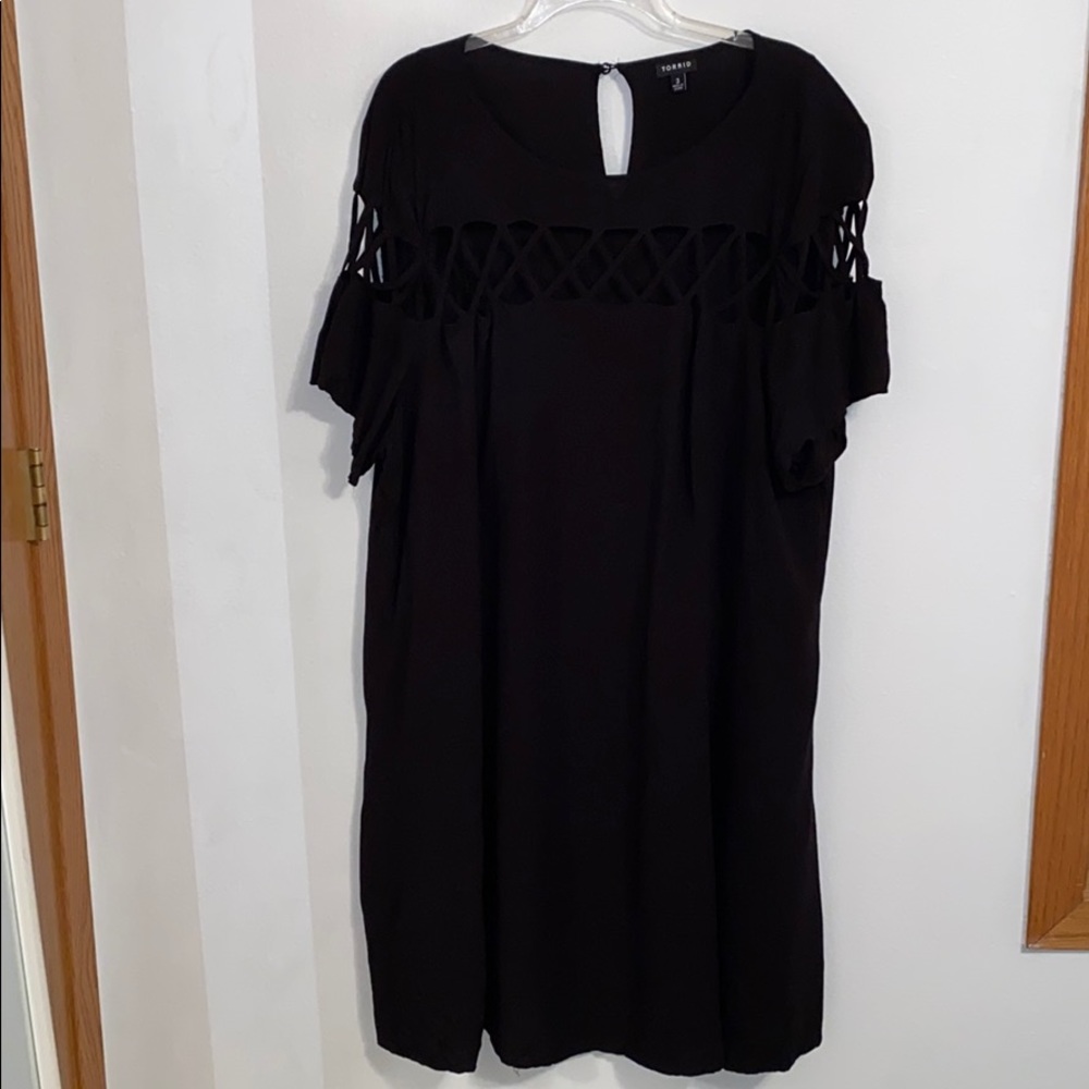 Black Cocktail Dress Torrid 3